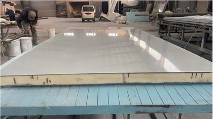 FRP PP méhsejt magból készült szendvicspanelek oldalfalhoz